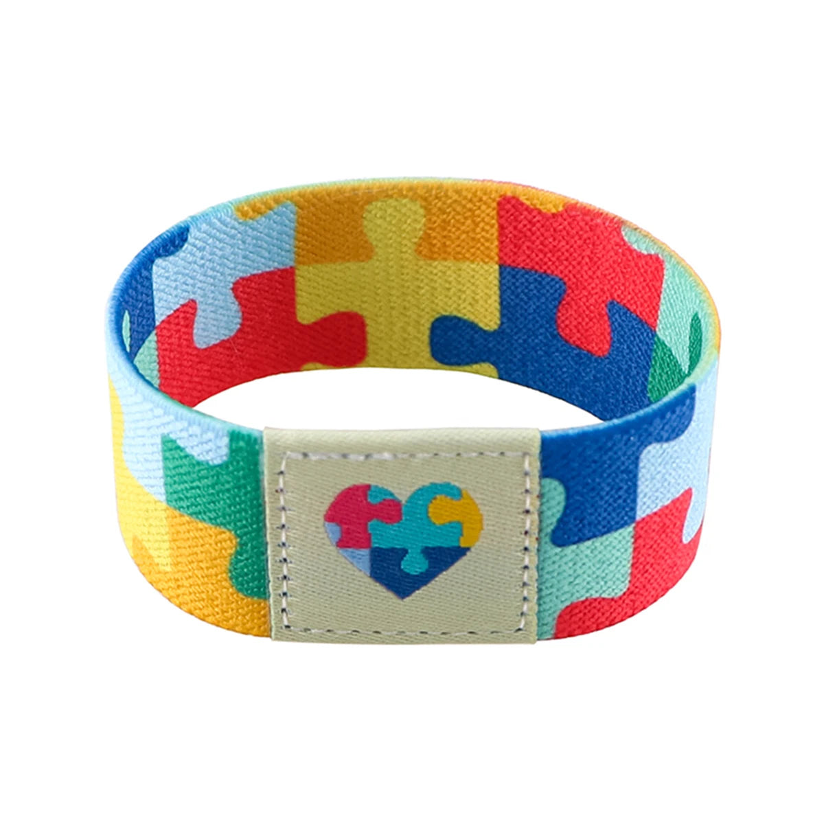 Autism Awareness Stretch Cuff Wristband Gift