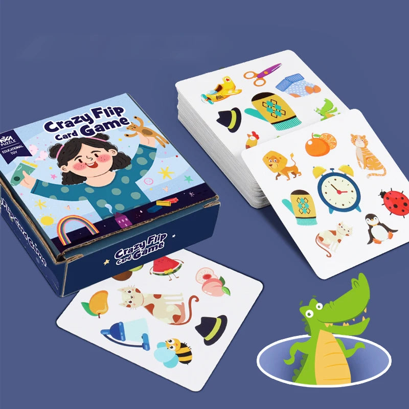 Wonder Match Montessori Card Memory Game Set