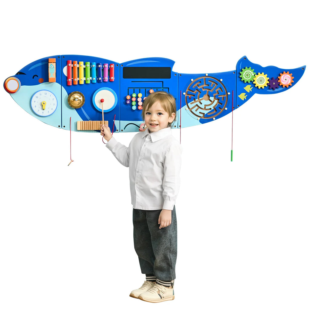 Touch & Explore Orca 12 Activity Wall Hanging Busy Board