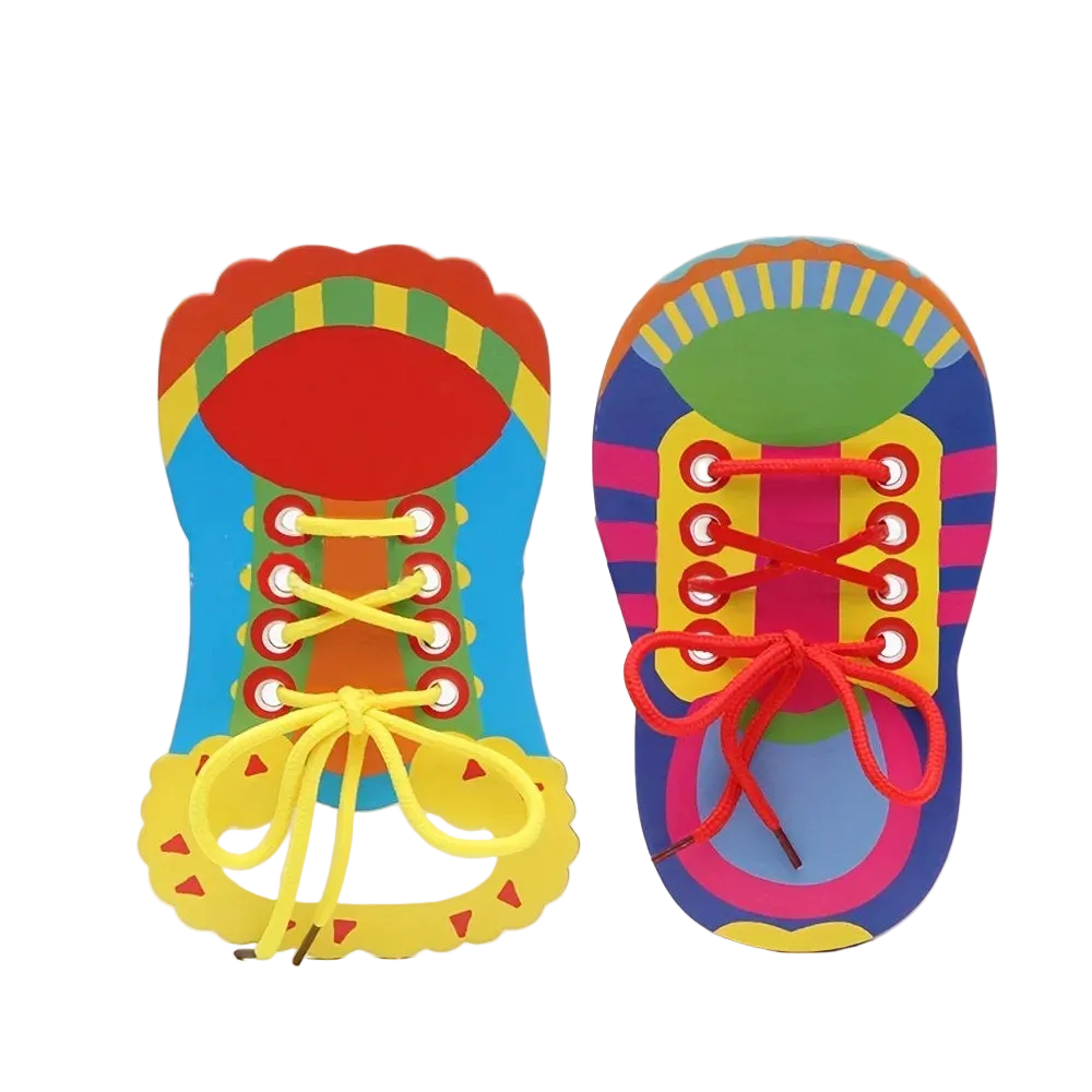 Tie It Up Fine Motor Shoelace Learning Toy