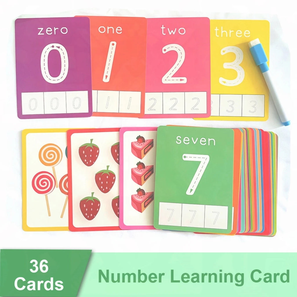 Number & Letter Cognition Flashcard Set