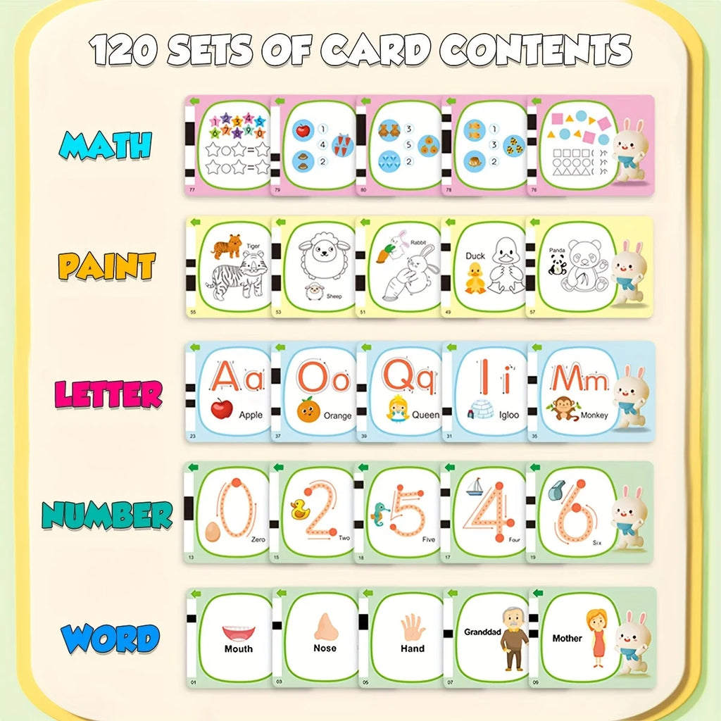 Flash Card Reader with LCD Drawing Pad and Sound
