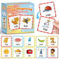 Rhyme & Match 54pc CVC Phonics Flash Card Match Set