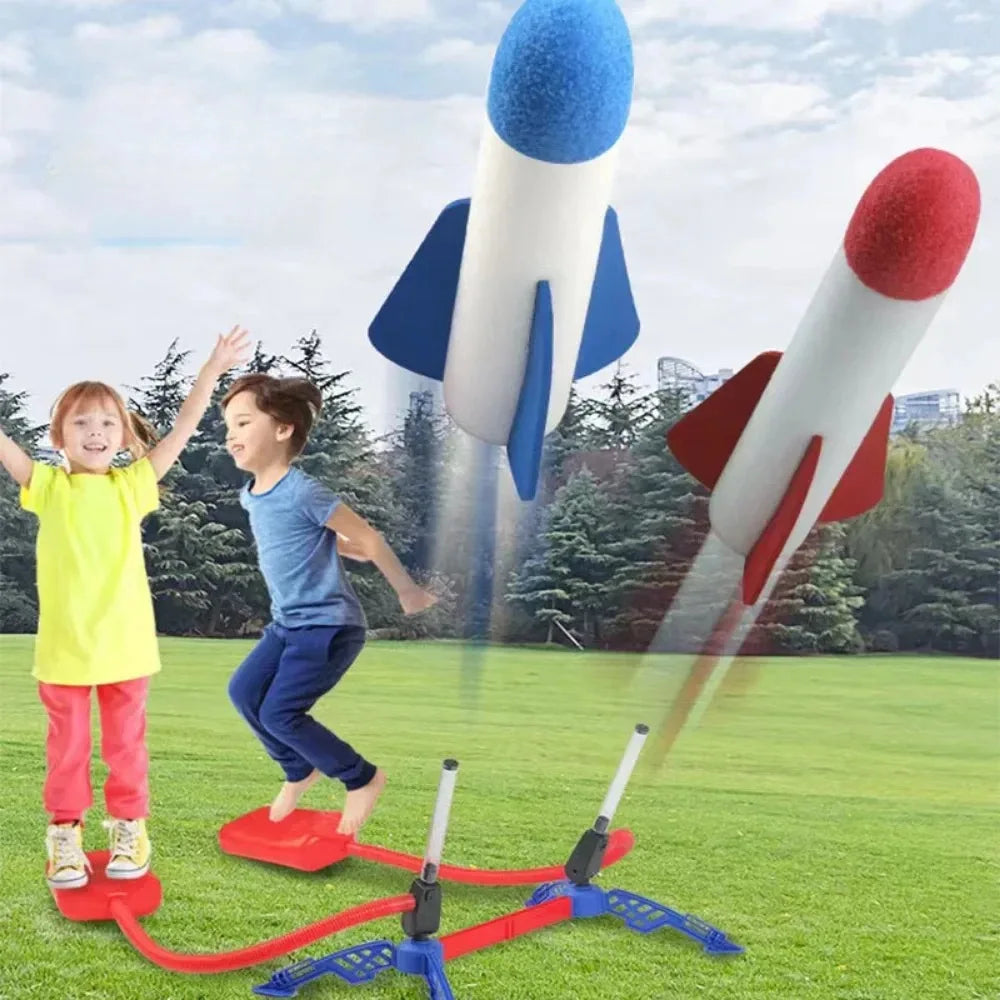 Stomp & Soar Outdoor Air Powered Rocket Launcher Game
