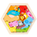 Think & Build Creative 3D Wooden Jigsaw Intelligence Puzzle