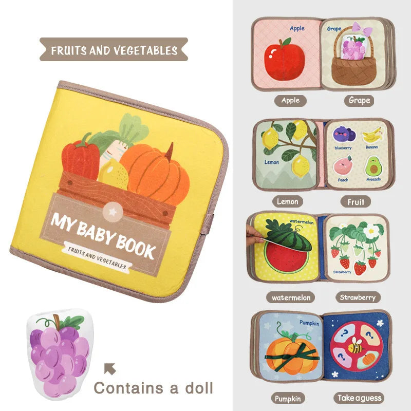 Wonder Pages Montessori Animal Cognitive Busy Book Set