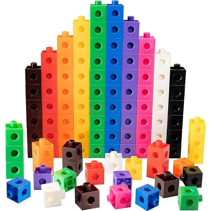 Multilink Counting & Stacking Math Cubes