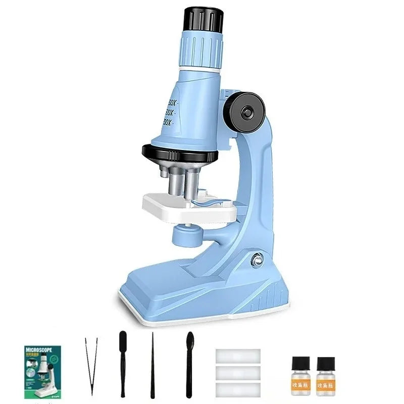 Wonder Scope Kids LED Microscope Kit 200x 600x 1200x STEM Set