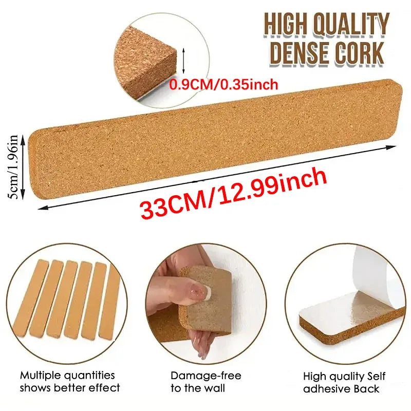 3 Pcs Small Cork Wall Bulletin Board Pack