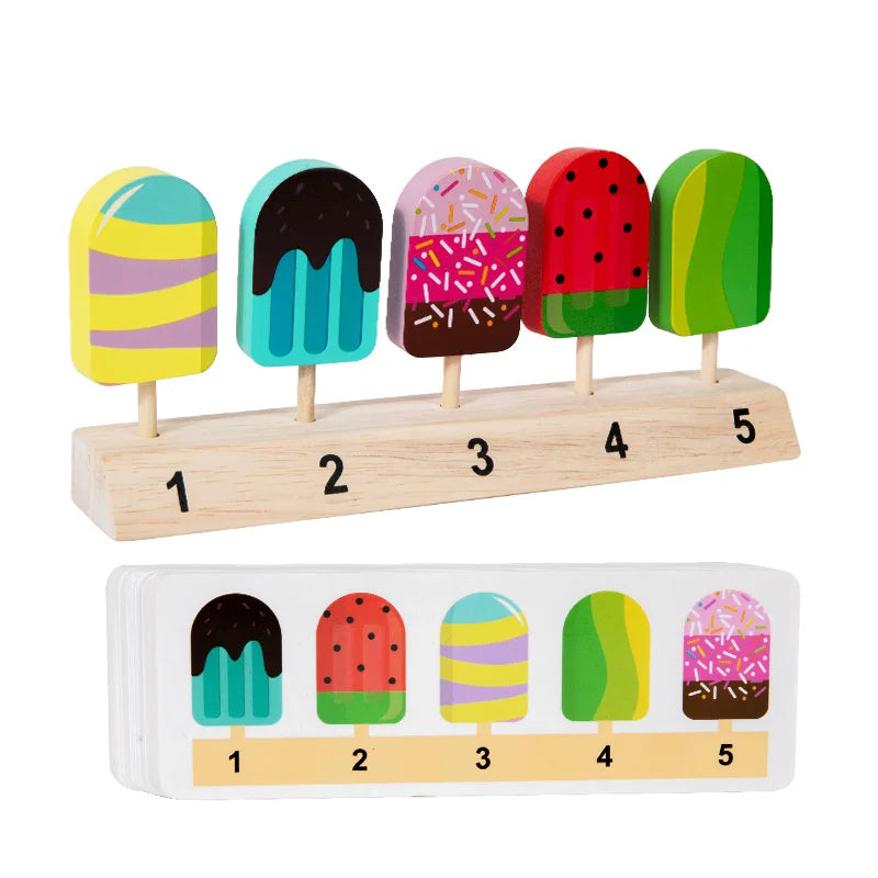 Little Scoop Wooden Ice Cream Pretend Play Toy