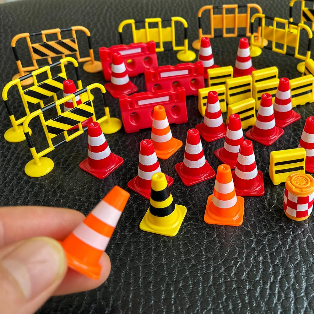 Construction Street Sign Sensory Bin Play Set
