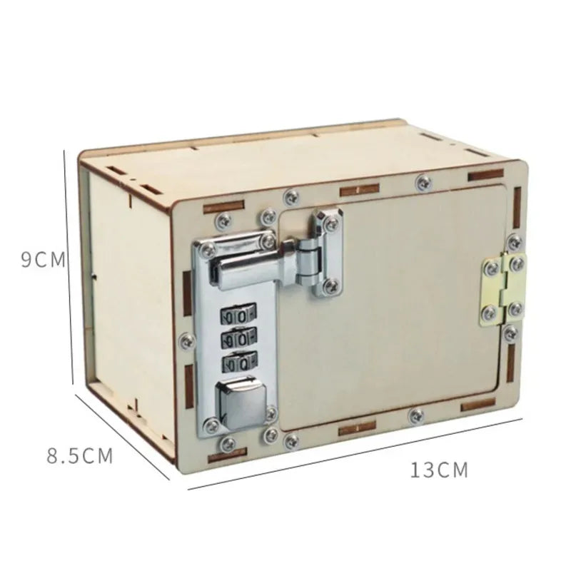 Wonder Build Wooden Password Lockbox Kit