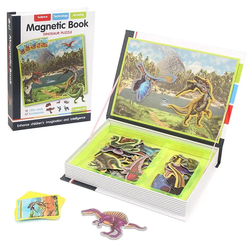 Magnetic 3D Cartoon Puzzle Brain Game