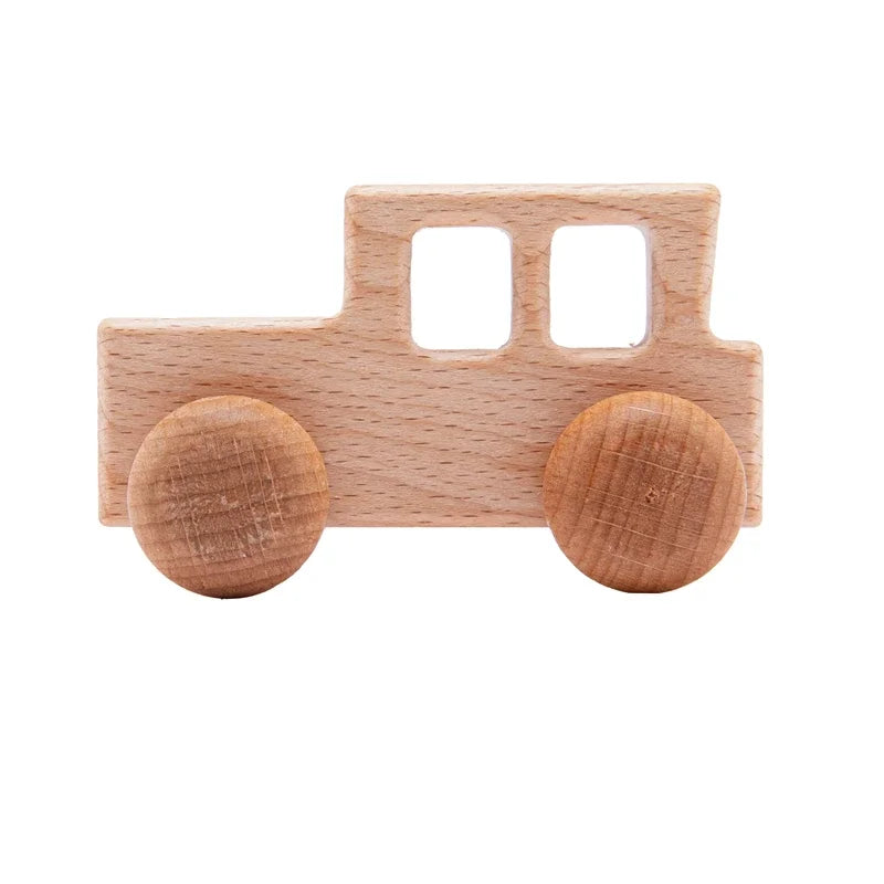 Little Dinos Dinosaur Car Montessori Wooden Pretend Play Toy