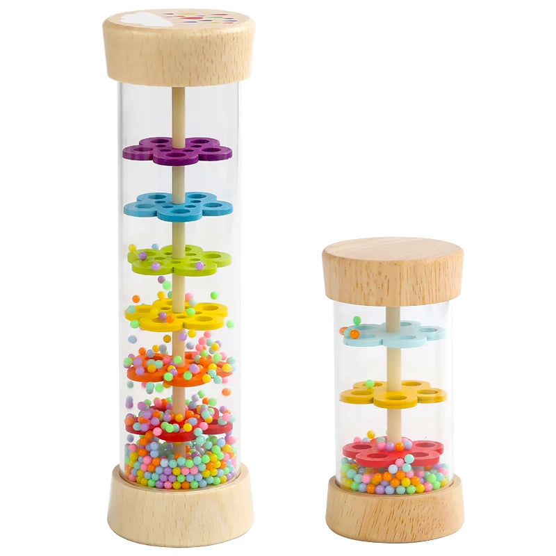 Rainbow Hourglass Rain Music Sensory Toy