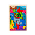Little Explorers Montessori Wooden Block Puzzle