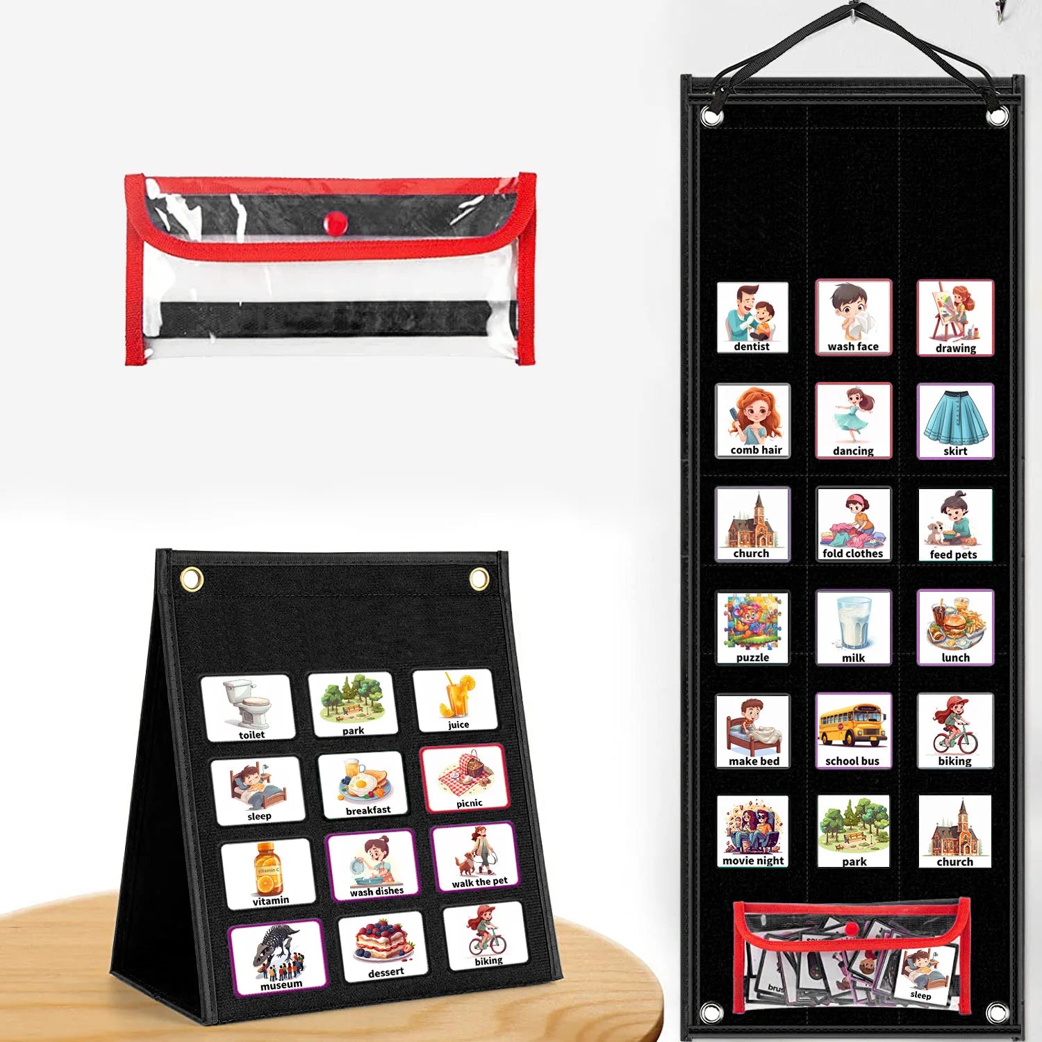 Wonder Routine 96pc Visual Schedule Daily Routine Card Set