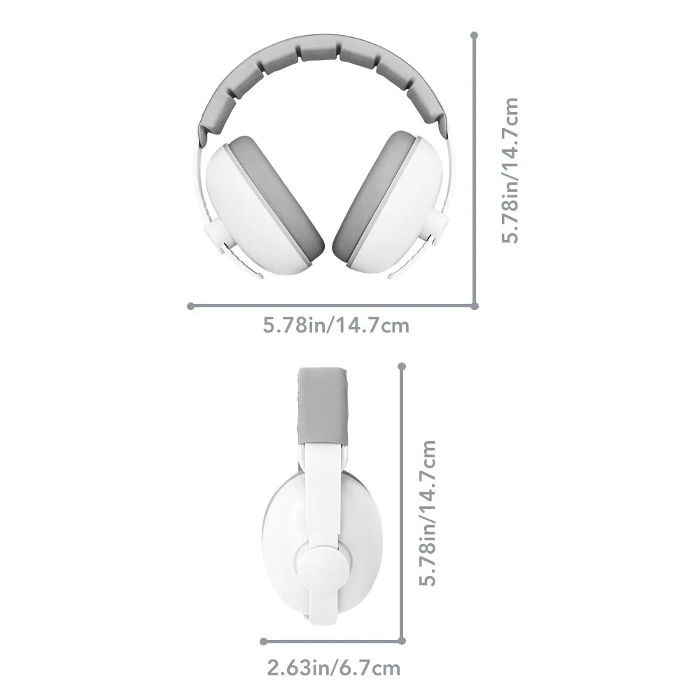Baby Anti Noise Ear Protection Stretchable Earmuffs