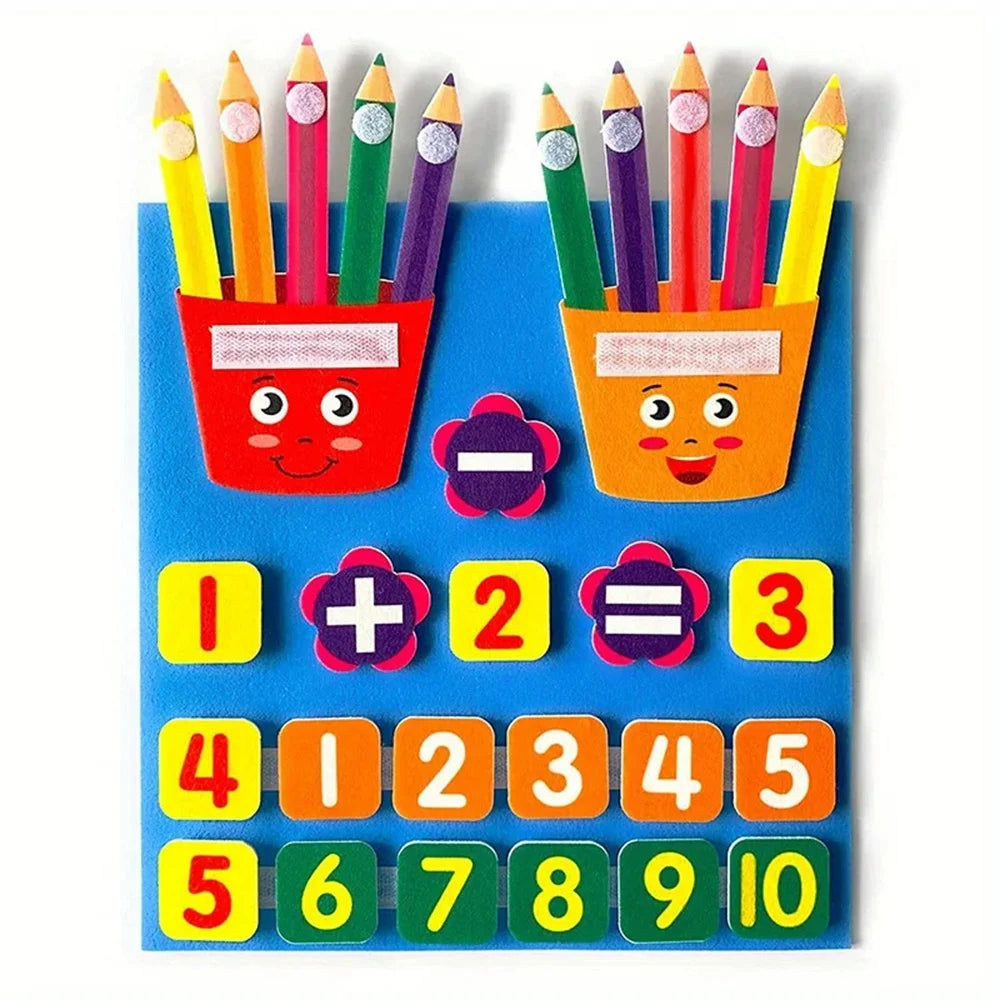 Little Mathematicians Felt Arithmetic Learning Board Set