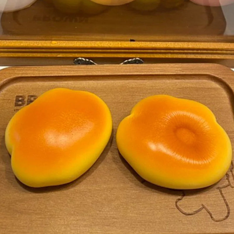 Slow Rise Caramel Cloud Bread Squishy Fidget Toy