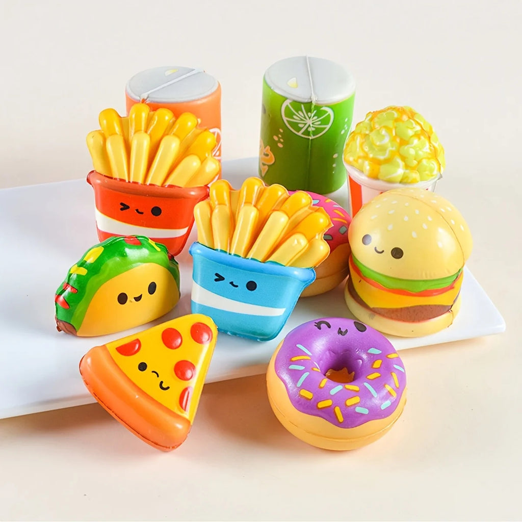 Wonder Squish 12pc Mini Food Slow Rise Squishy Gift Pack
