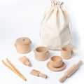 Scoop & Pour Montessori Wooden Sensory Bin Play Set