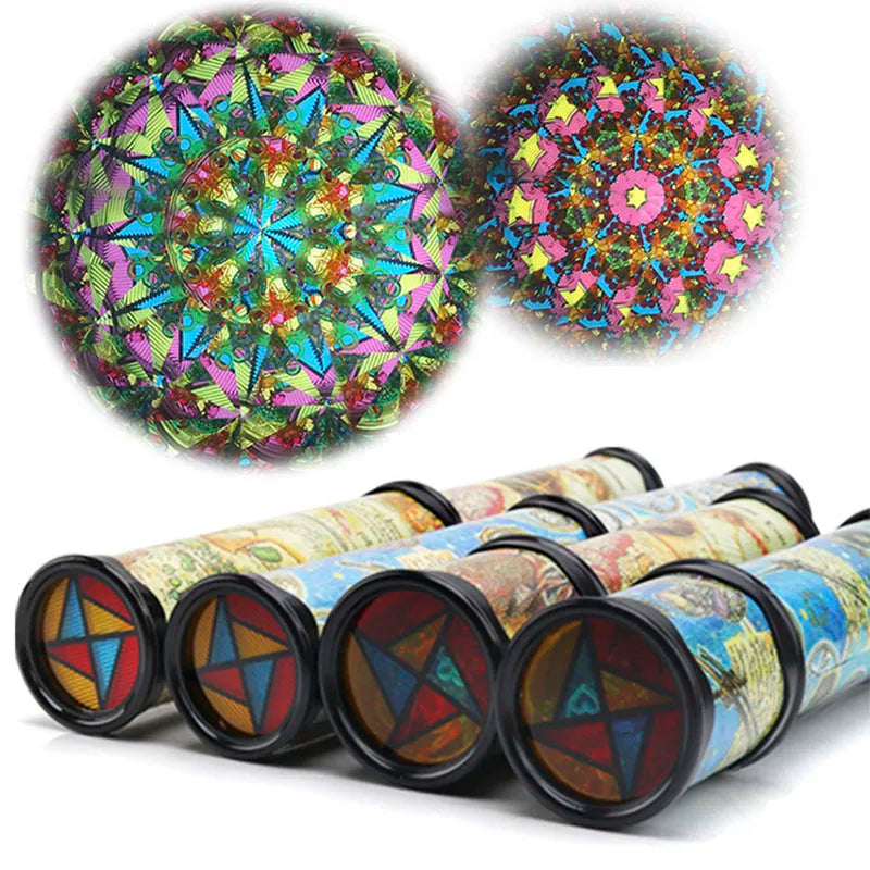 Magic Rotating Adjustable Kaleidoscope Color World Toy