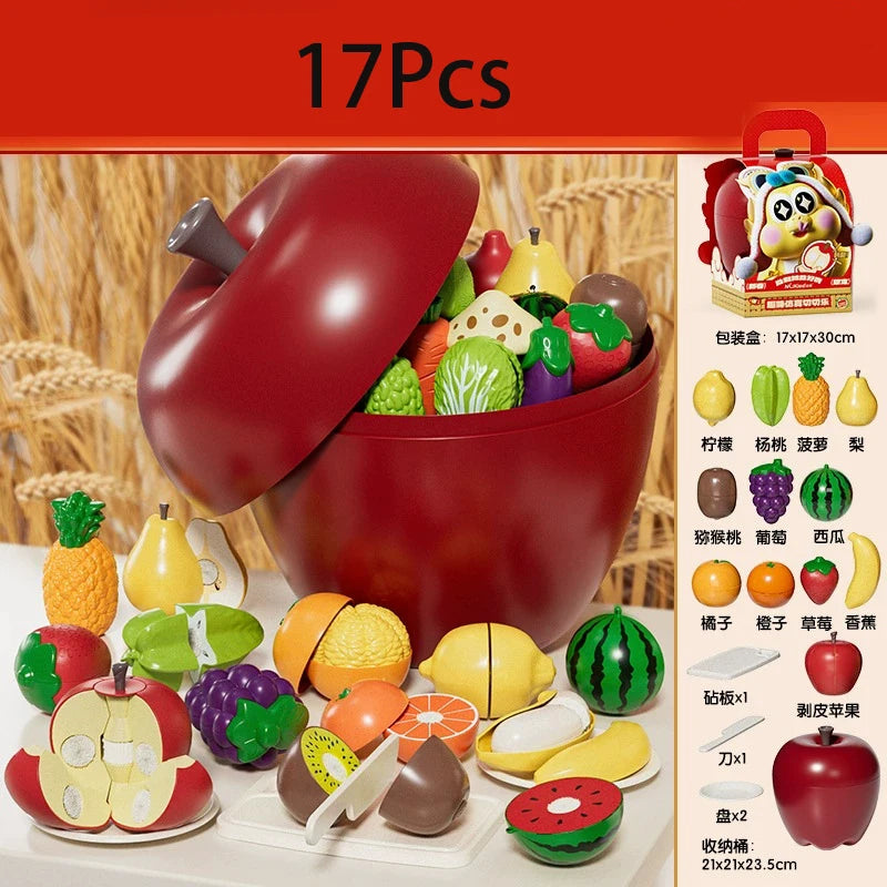Montessori Simulation Fruit Gift Box
