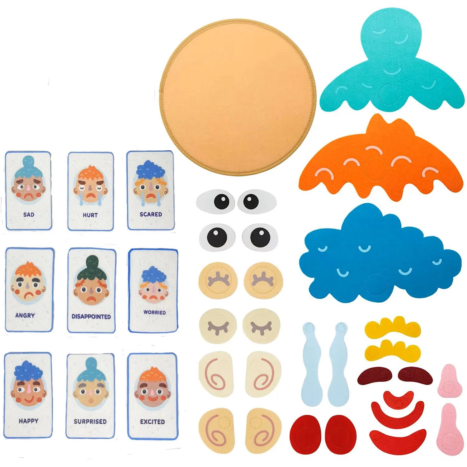 Emotion Card Busy Board Social Learning Set
