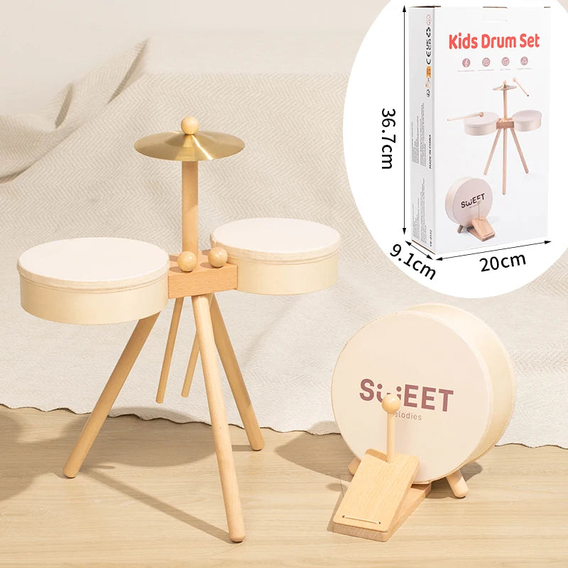 Kids Drum Set Musical Percussion Toy