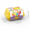 Montessori Smart Egg Shape Matching Set | Color & Shape Recognition Toy