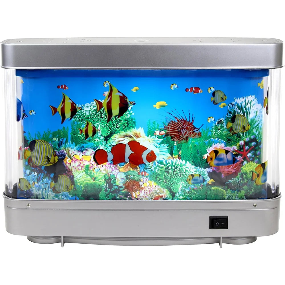 Ocean in Motion Tropical Fish Tank Calming Night Light