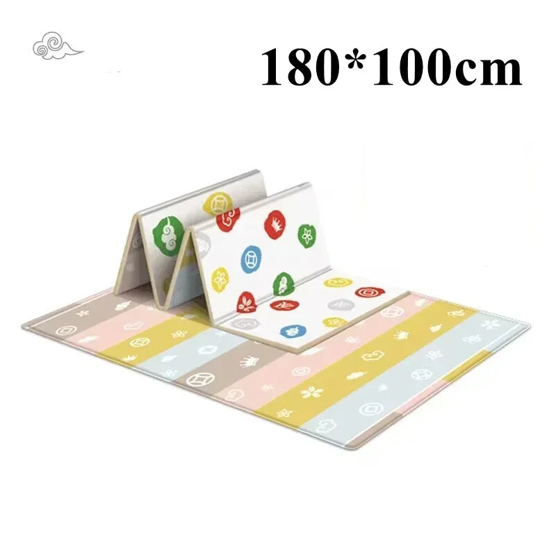 Wonder Crawl Foldable Baby Play Mat, Non-Toxic Activity Rug