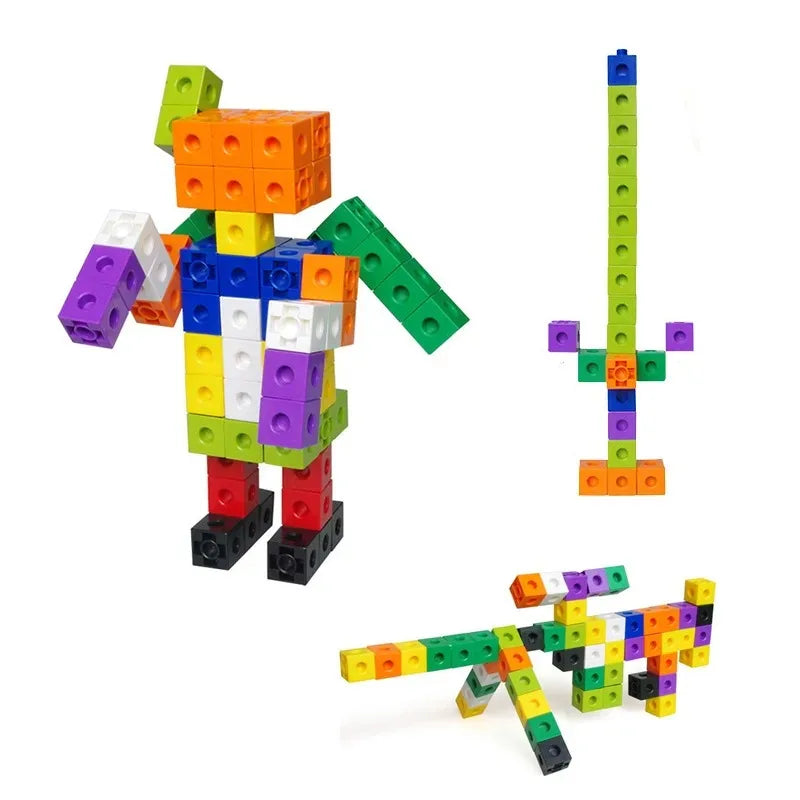 Multilink Counting & Stacking Math Cubes