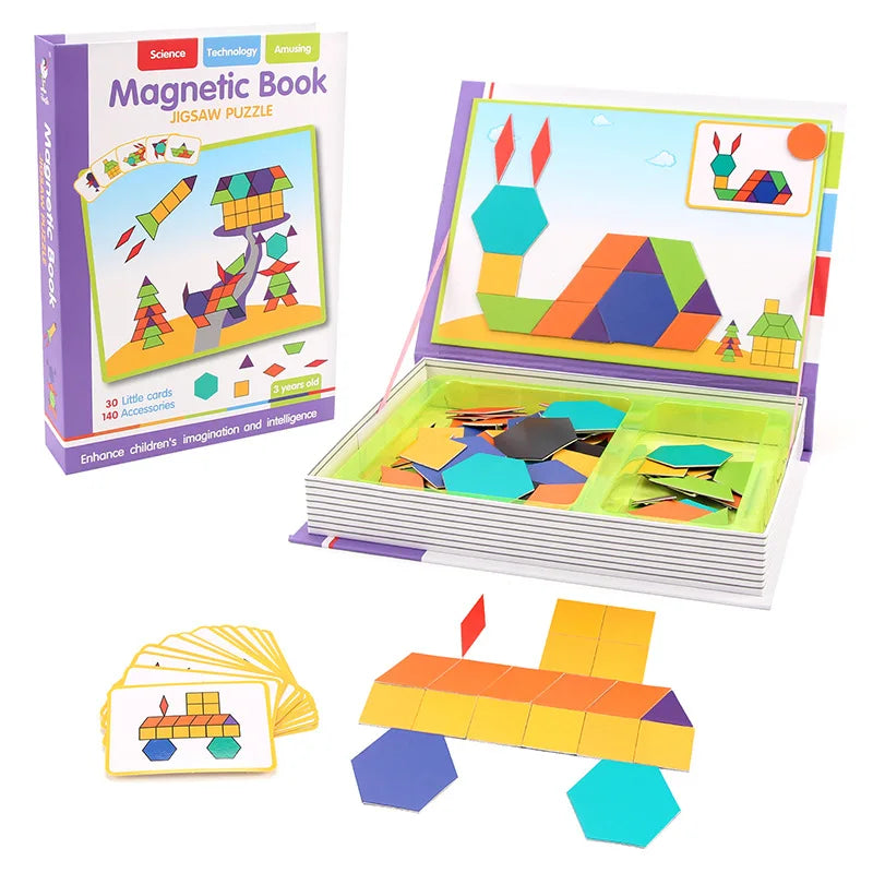 Magnetic 3D Cartoon Puzzle Brain Game