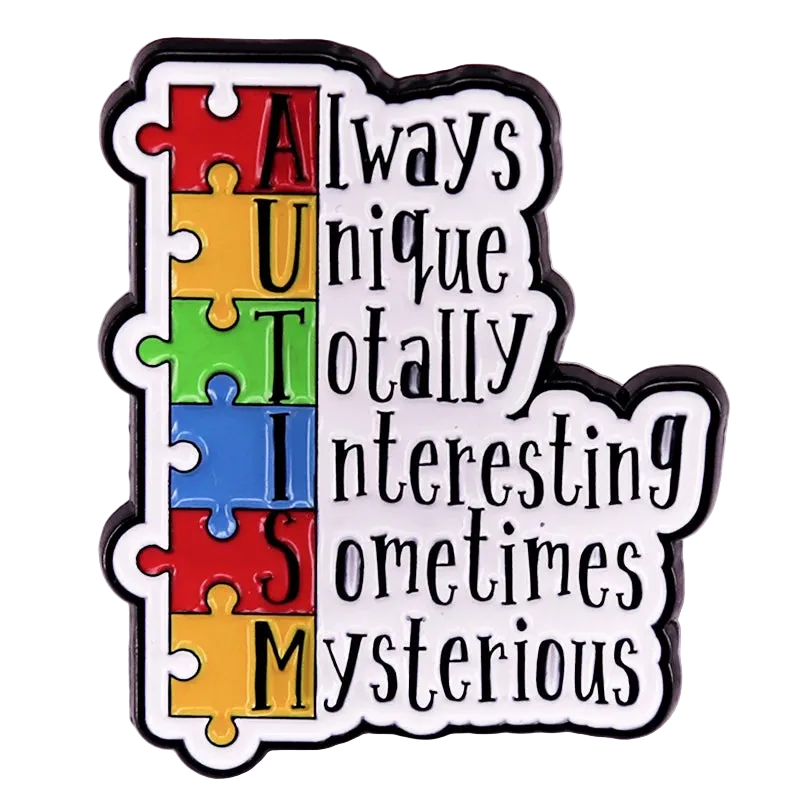 Autism Awareness Enamel Pin Badge