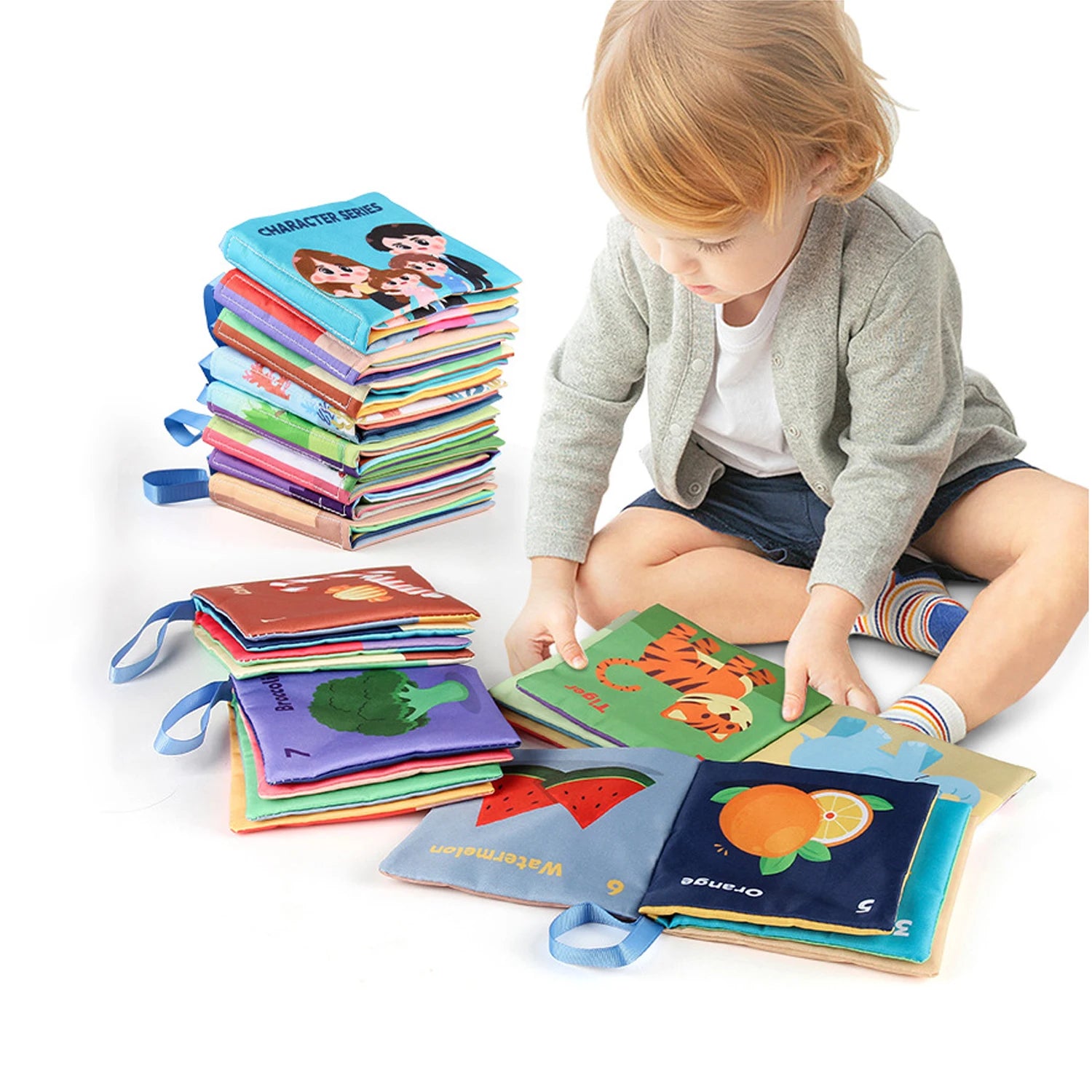 Feel & Discover Montessori Sensory Cloth Book