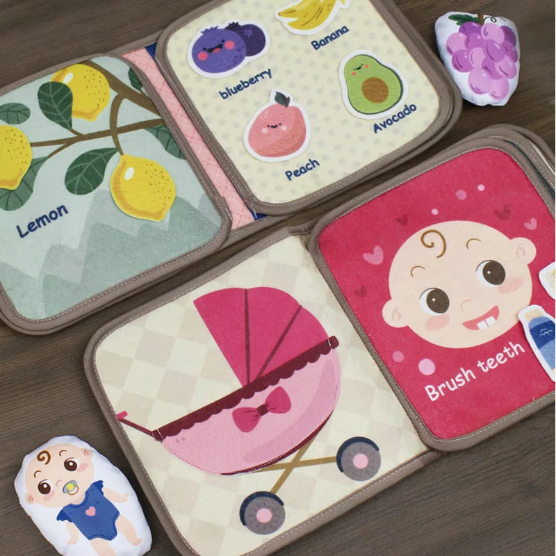 Wonder Pages Montessori Animal Cognitive Busy Book Set