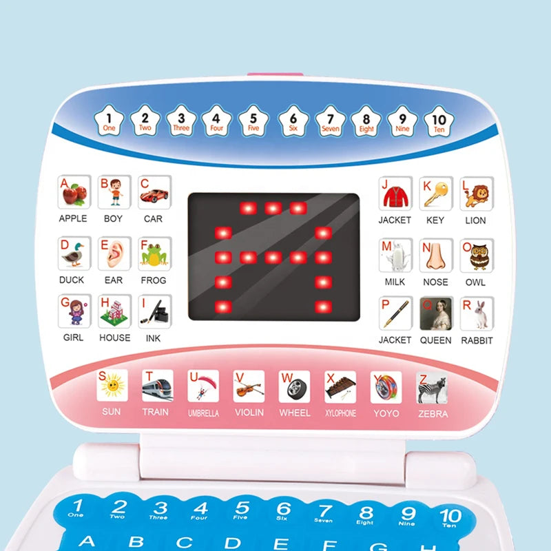 Type & Learn English Learning Machine Laptop Computer Toy Set
