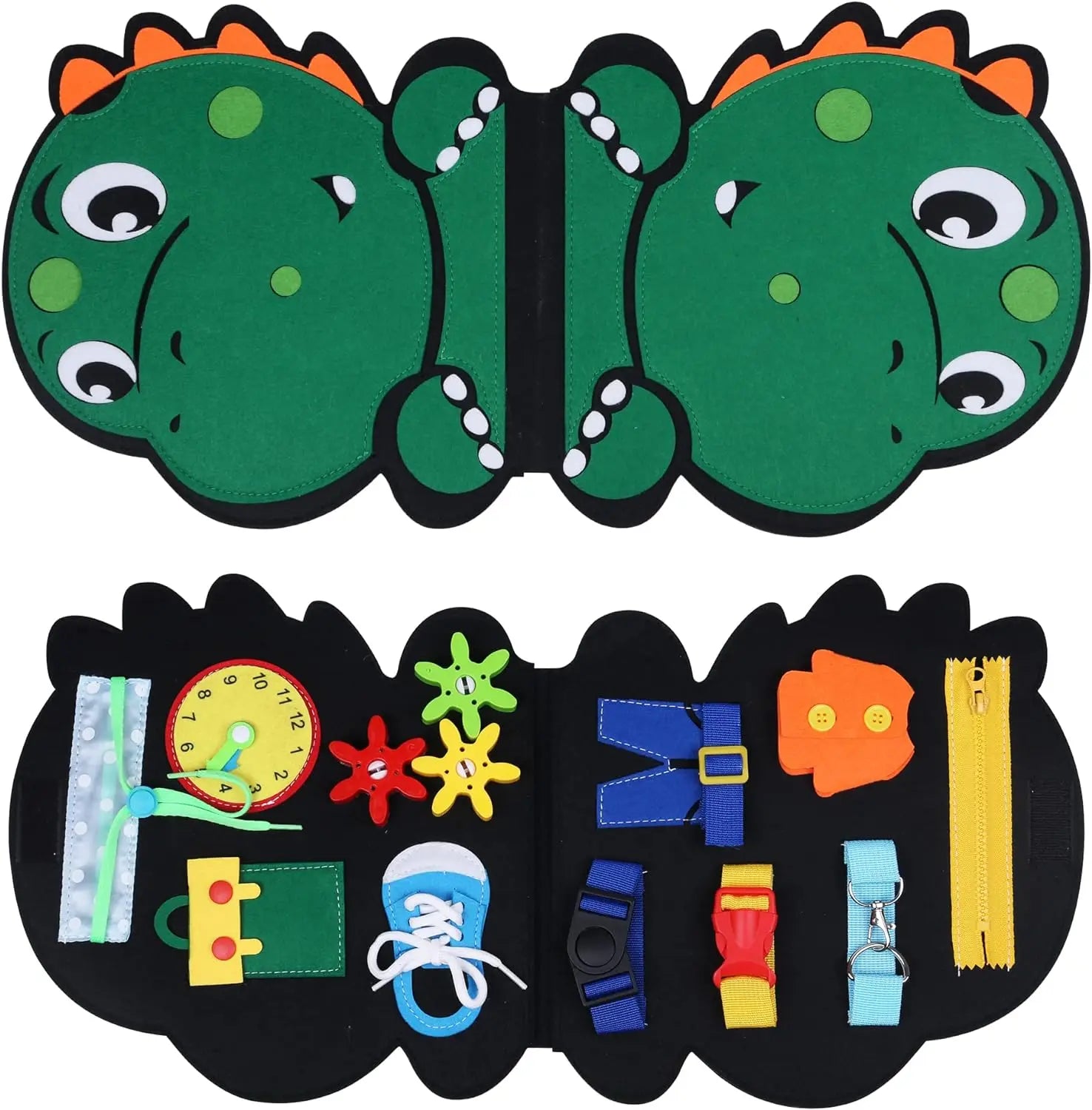 Montessori Sensory Busy Book Binder Fine Motor Set