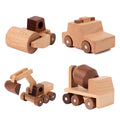 Wonder Wheels Wood Excavator Montessori Toy Set
