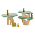 Stack & Explore Montessori Wooden Forest House Block Stacking Set