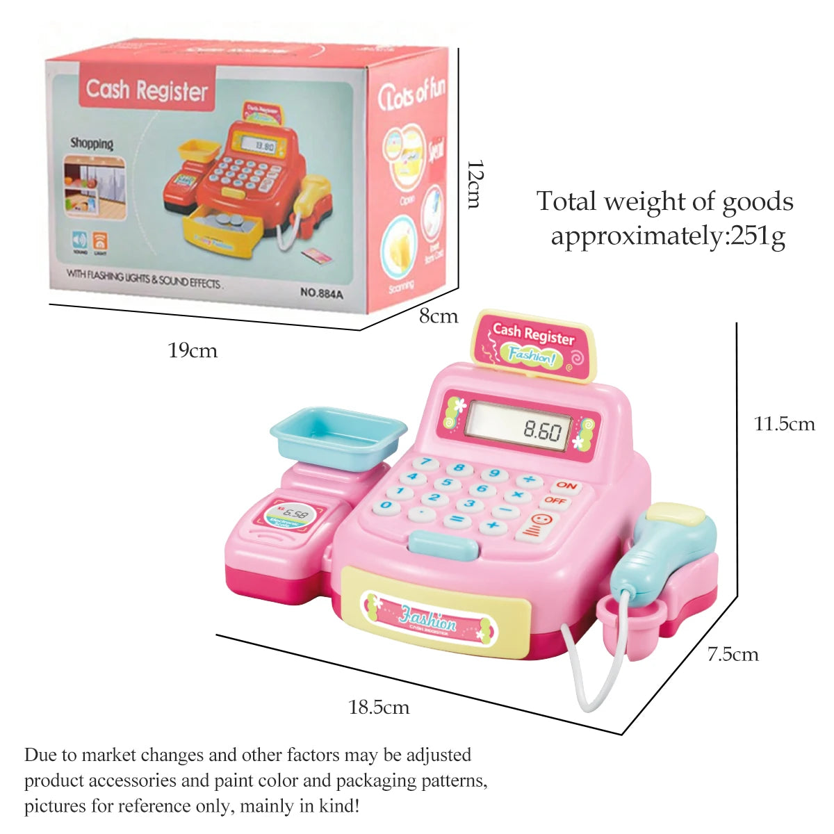 Scan & Pay Supermarket Cash Register Pretend Play Toy
