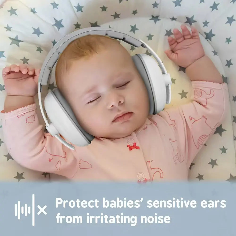 Baby Anti Noise Ear Protection Stretchable Earmuffs