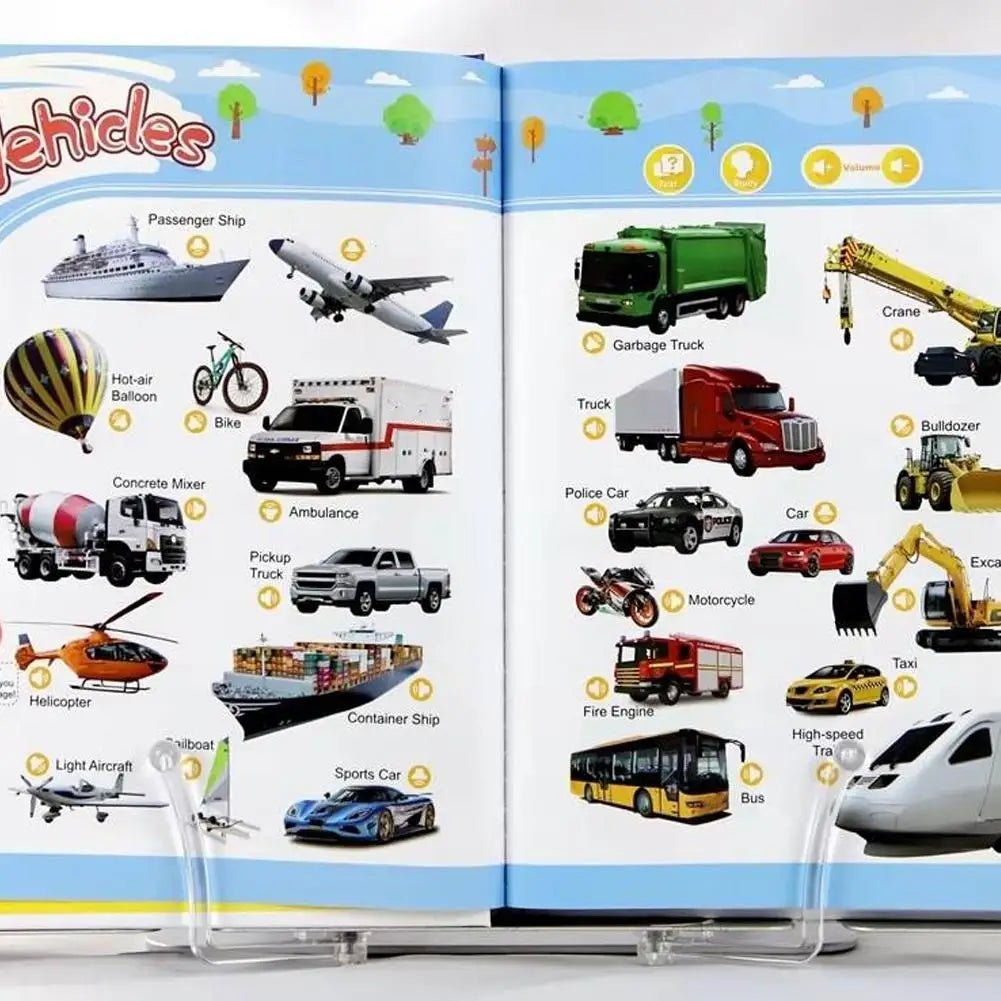 Point & Hear Natural English Vocabulary Reading Sound Book Set