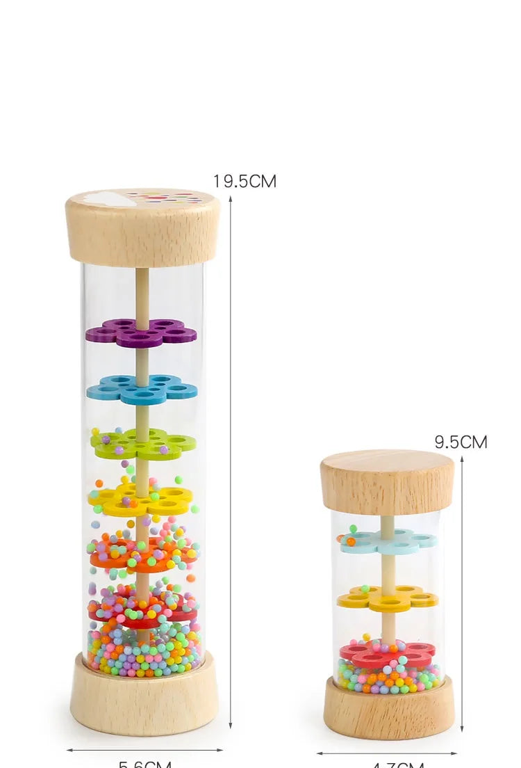 Rainbow Hourglass Rain Music Sensory Toy