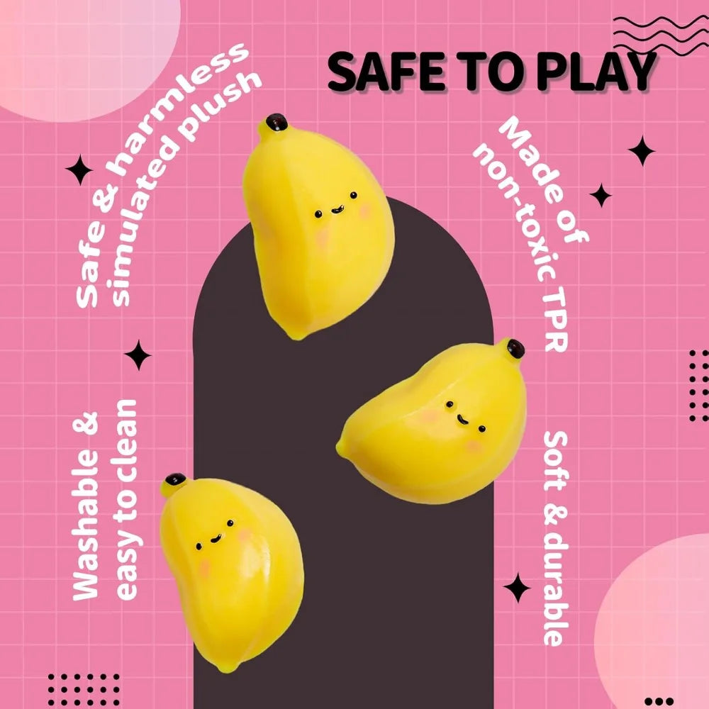 Banana Squishy Stress Relief Sensory Fidget Toy