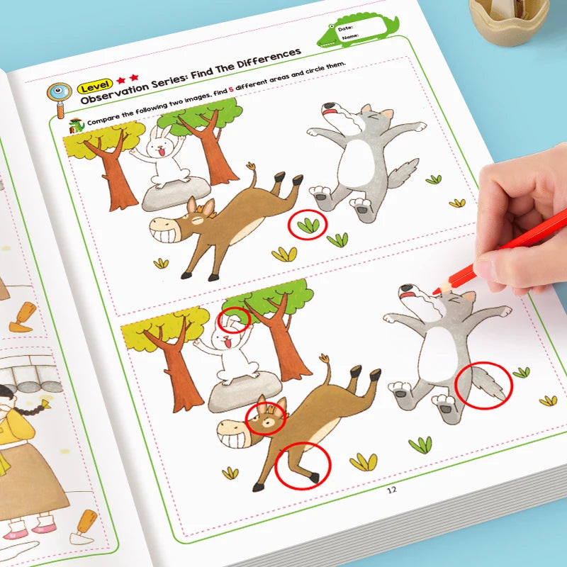 Little Detective Hidden Difference Attention Training Activity Book