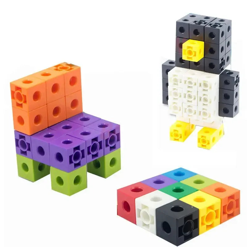 Multilink Counting & Stacking Math Cubes