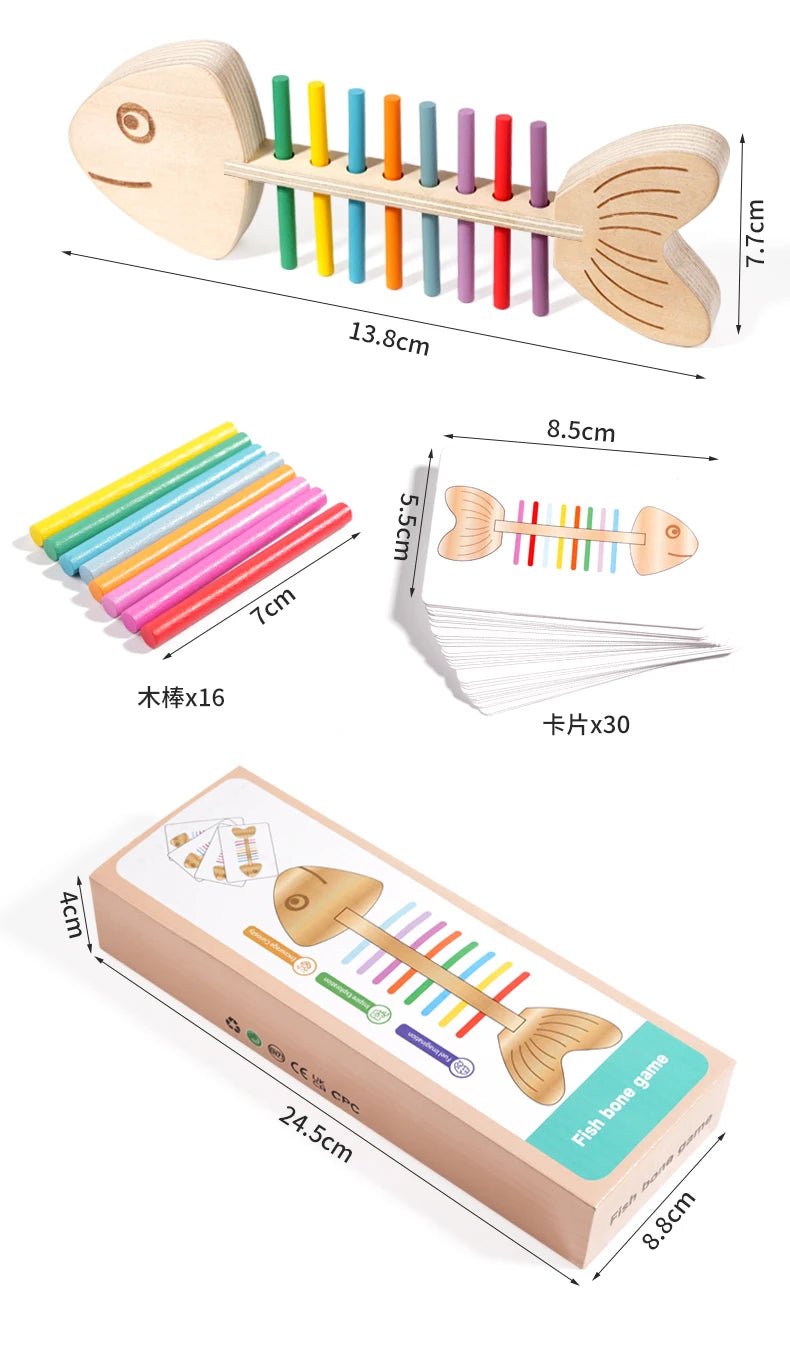 Wonder Balance Montessori Color Match Stick Game